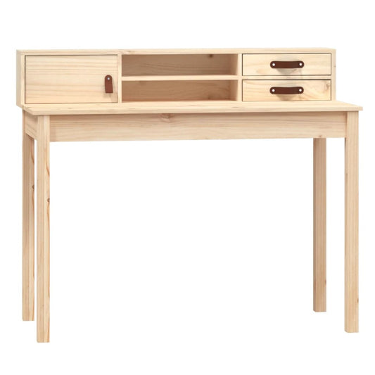 Skrivebord 110x50x93 cm heltre furu