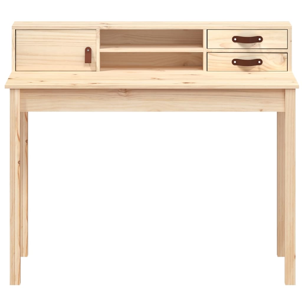 Skrivebord 110x50x93 cm heltre furu