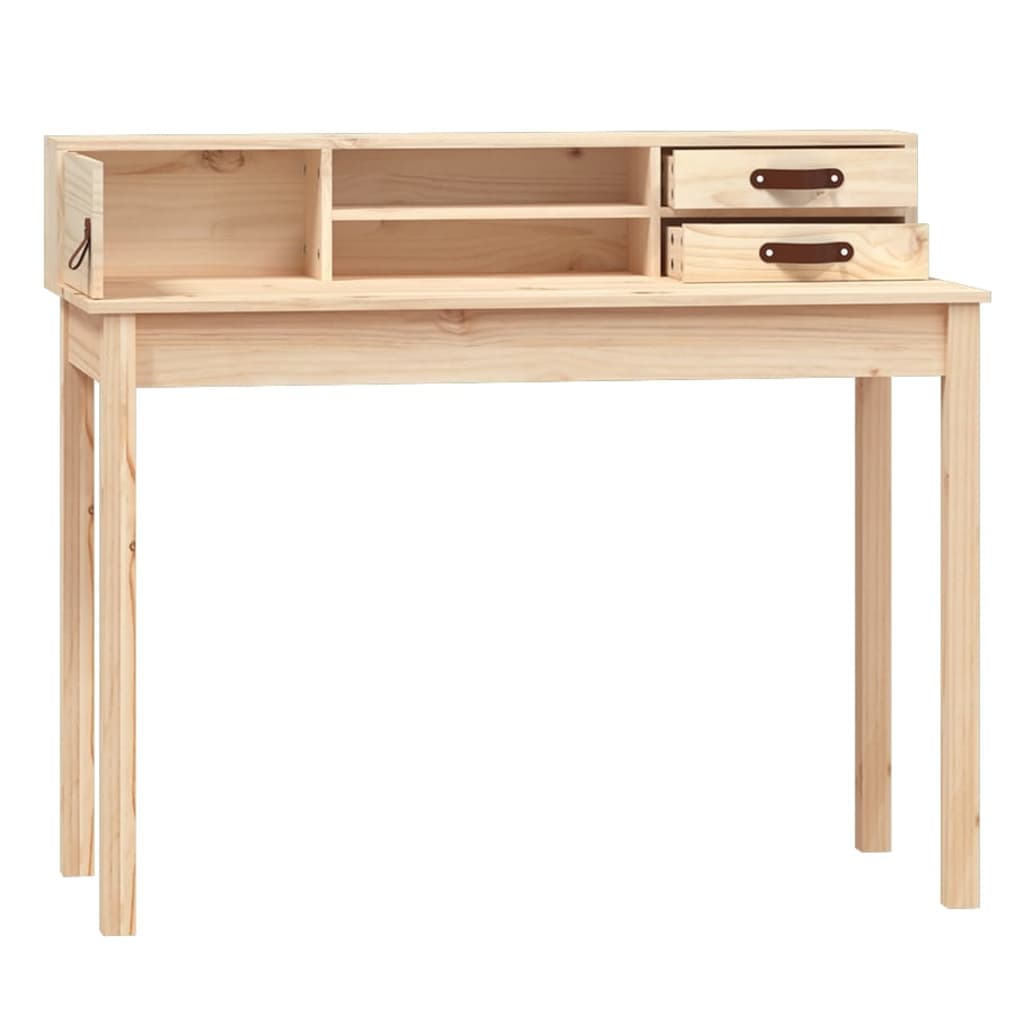 Skrivebord 110x50x93 cm heltre furu