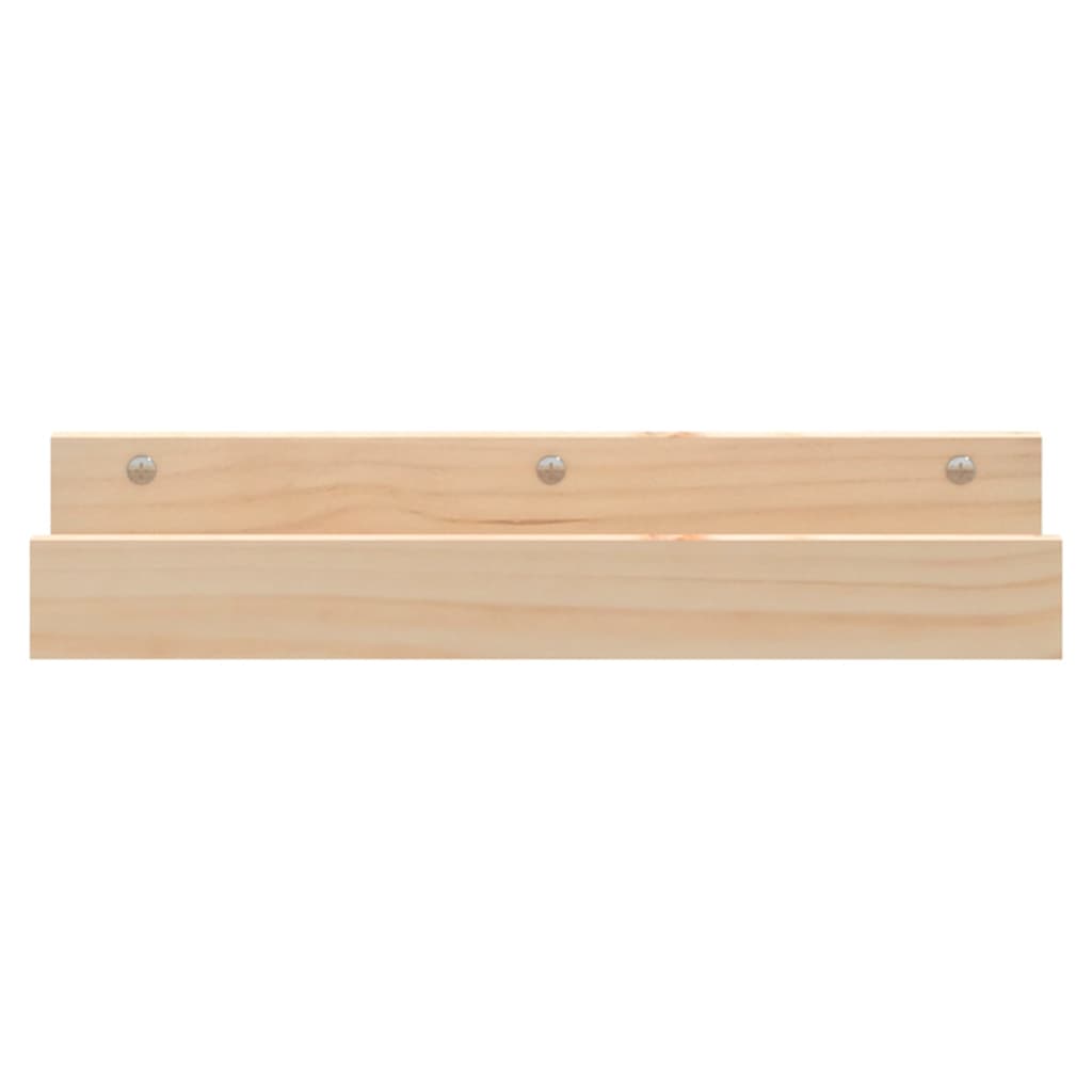 Vegghyller 2 stk 50x12x9 cm heltre furu