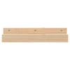 Vegghyller 2 stk 50x12x9 cm heltre furu