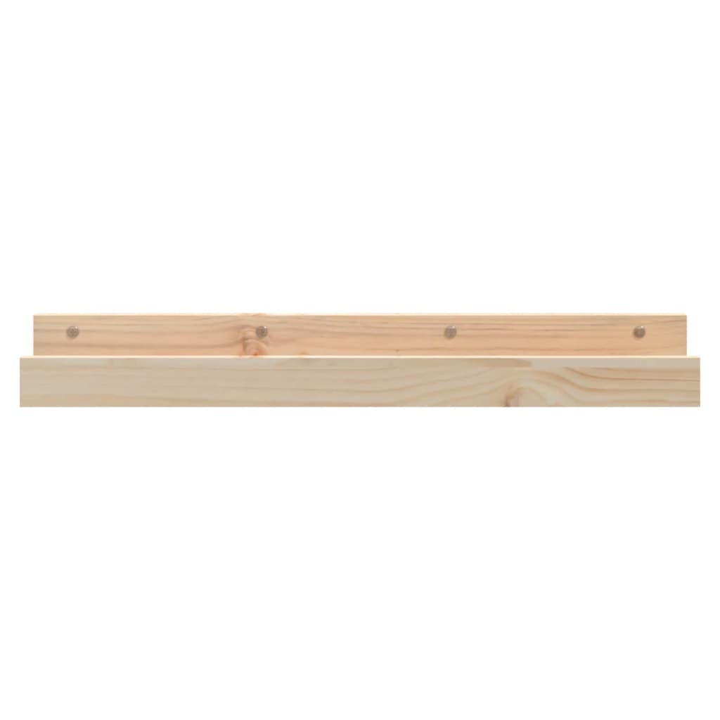 Vegghyller 2 stk 80x12x9 cm heltre furu