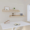 Vegghyller 2 stk 80x12x9 cm heltre furu
