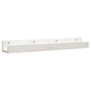 Vegghyller 2 stk hvit 80x12x9 cm heltre furu