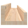 Vegghyller 2 stk 110x12x9 cm heltre furu