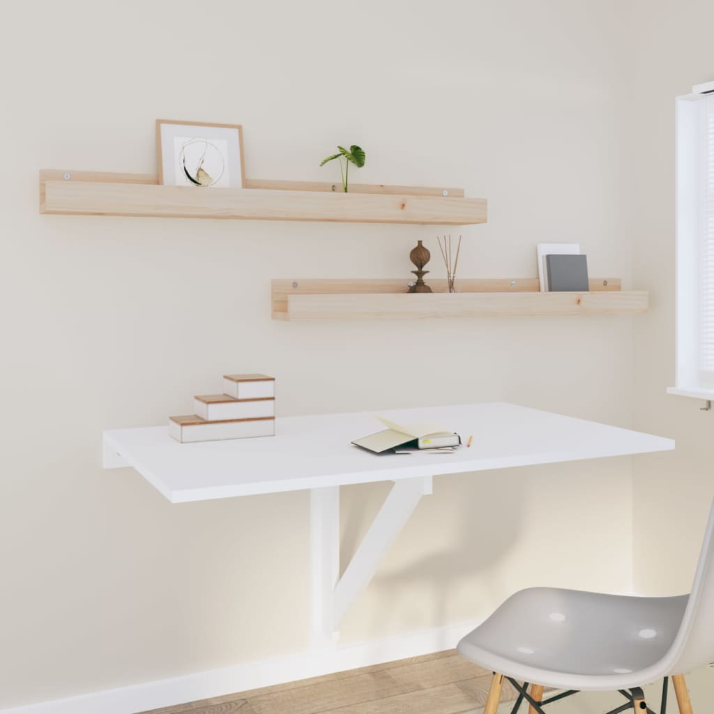Vegghyller 2 stk 110x12x9 cm heltre furu