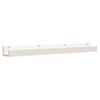 Vegghyller 2 stk hvit 110x12x9 cm heltre furu