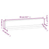Vegghyller 2 stk 50x11x9 cm heltre furu