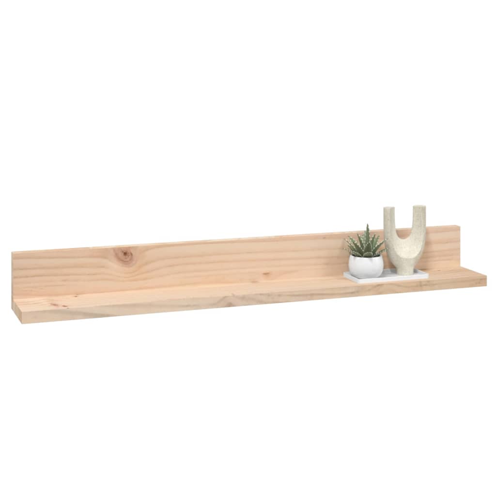 Vegghyller 2 stk 80x11x9 cm heltre furu