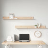 Vegghyller 2 stk 110x11x9 cm heltre furu