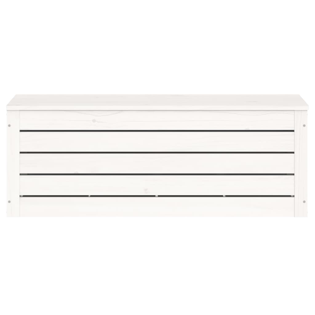 Putekasse hvit 89x36,5x33 cm heltre furu
