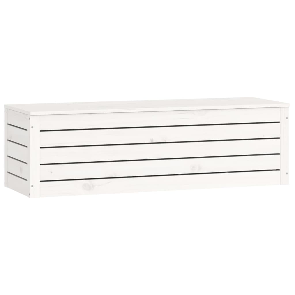 Putekasse hvit 109x36,5x33 cm heltre furu