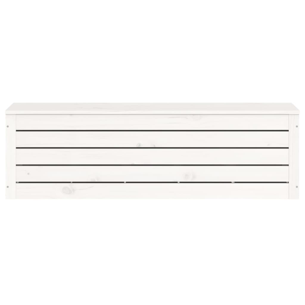 Putekasse hvit 109x36,5x33 cm heltre furu