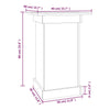 Blomsterstativ 40x40x60 cm heltre furu