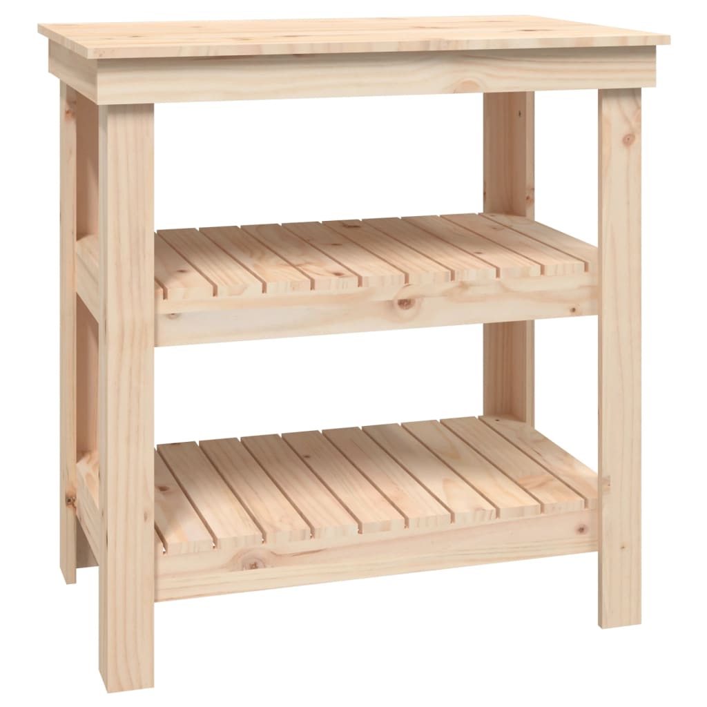 Arbeidsbenk 78,5x50x80 cm heltre furu