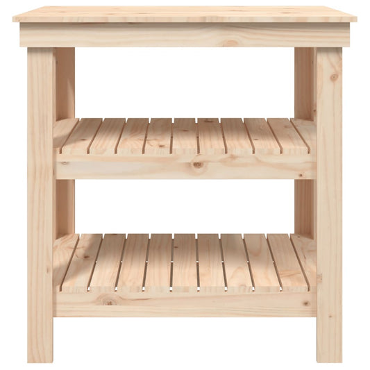 Arbeidsbenk 78,5x50x80 cm heltre furu