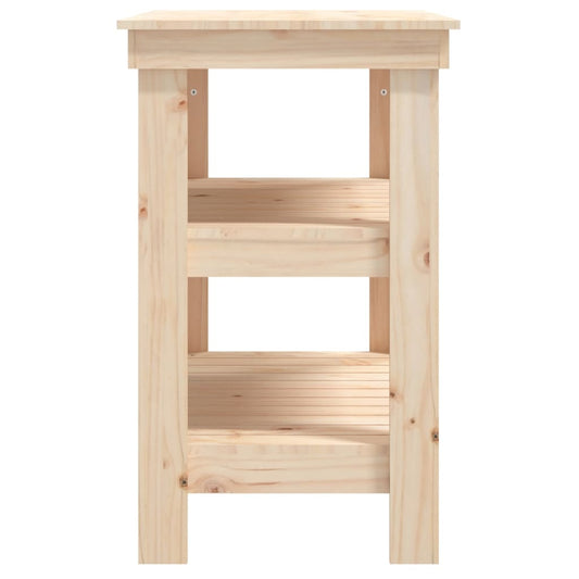 Arbeidsbenk 78,5x50x80 cm heltre furu