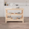 Arbeidsbenk 110,5x50x80 cm heltre furu