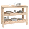 Arbeidsbenk 110,5x50x80 cm heltre furu