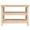 Arbeidsbenk 110,5x50x80 cm heltre furu