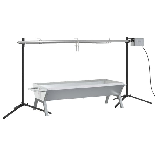 Automatisk grill- og brettsett rustfritt stål