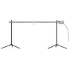 Automatisk grill med motor rustfritt stål 150x46,5x82,5 cm