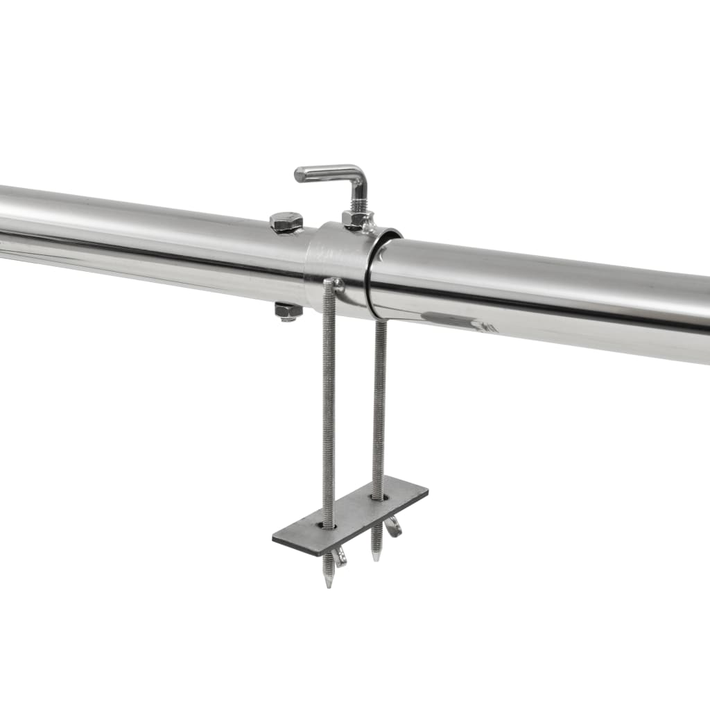Automatisk grill med motor rustfritt stål 150x46,5x82,5 cm