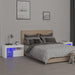 Nattbord 2 stk med LED hvit 70x36,5x40 cm
