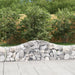 Gabionkurv buet 200x30x40/60 cm galvanisert jern