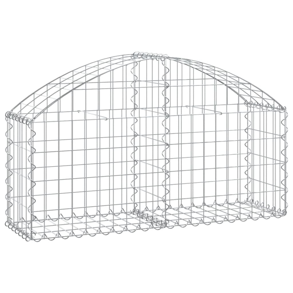 Gabionkurv buet 100x30x40/60 cm galvanisert jern
