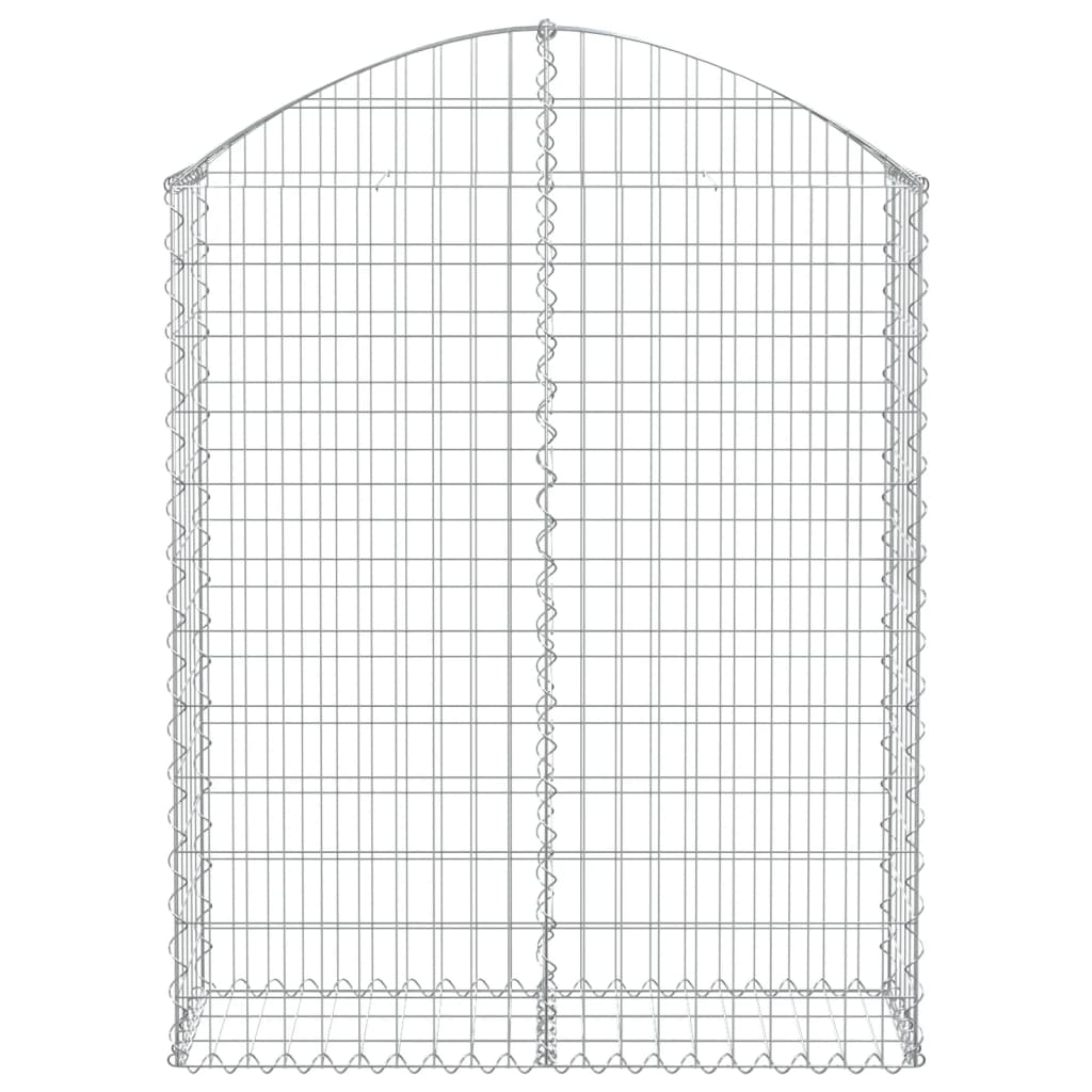 Gabionkurv buet 100x30x120/140 cm galvanisert jern