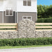 Gabionkurv buet 100x30x120/140 cm galvanisert jern
