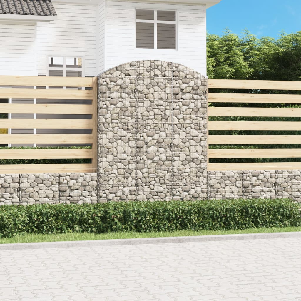 Gabionkurv buet 150x30x200/220 cm galvanisert jern
