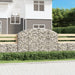 Gabionkurv buet 200x30x120/140 cm galvanisert jern