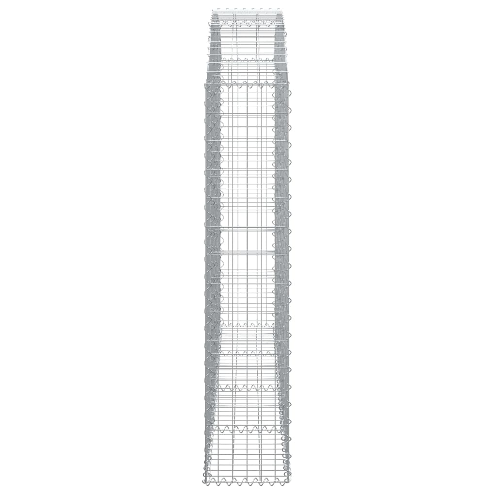Gabionkurv buet 200x30x140/160 cm galvanisert jern