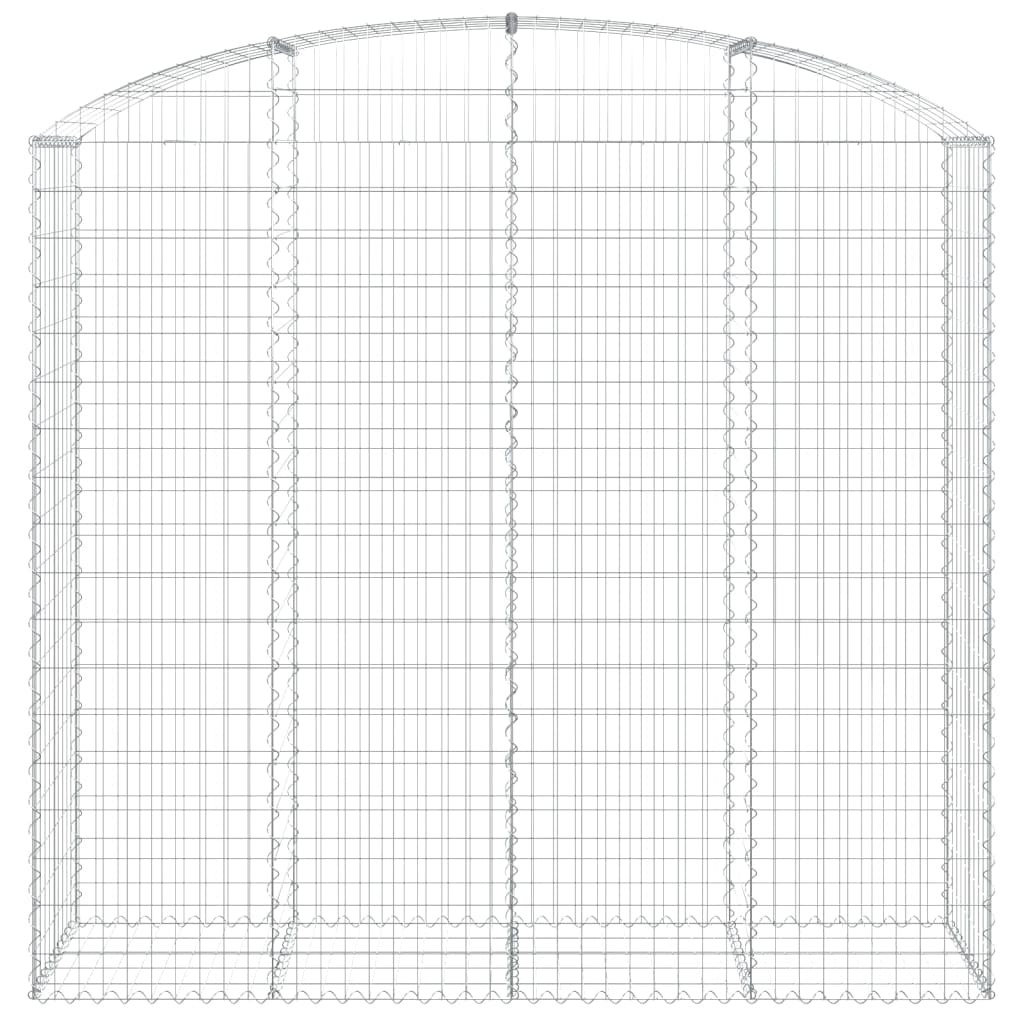 Gabionkurv buet 200x50x180/200 cm galvanisert jern