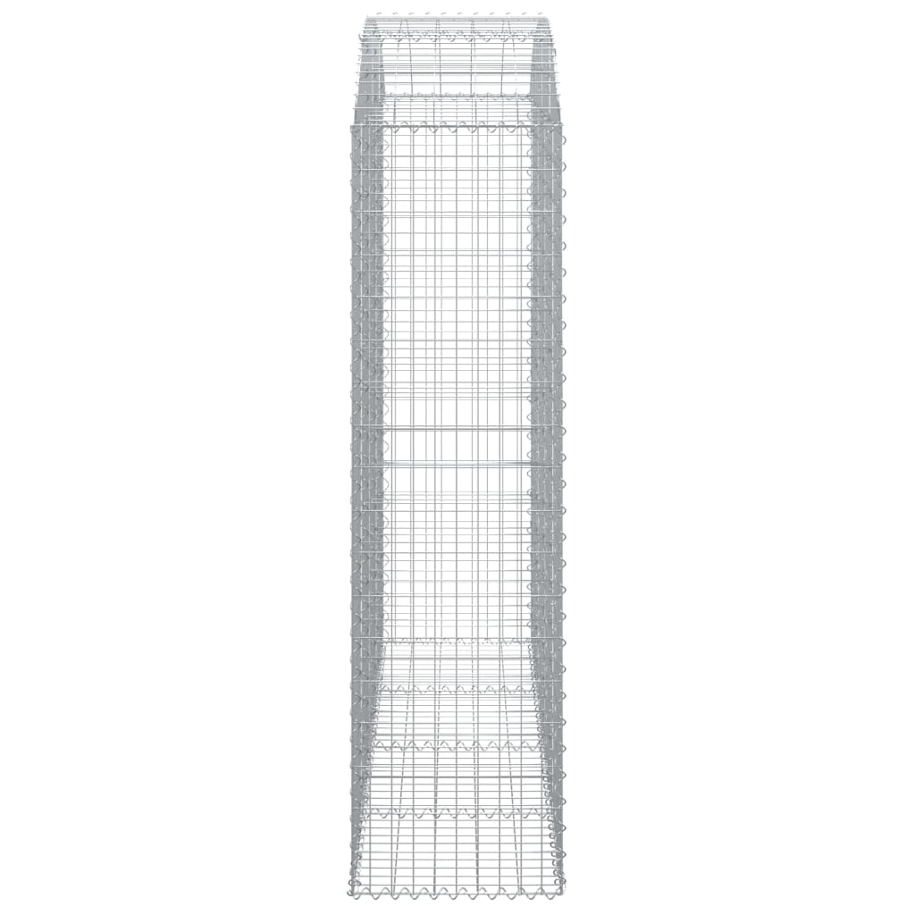 Gabionkurv buet 200x50x180/200 cm galvanisert jern