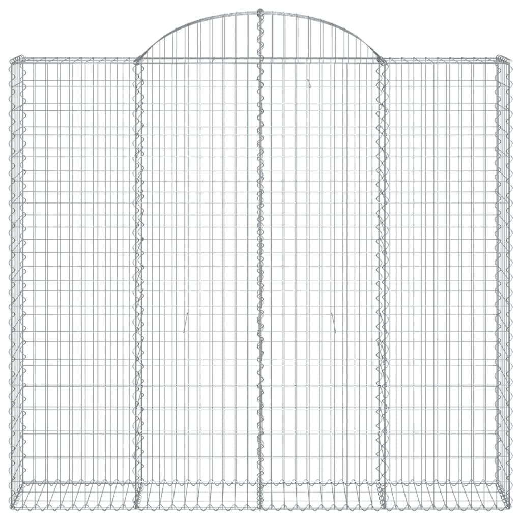 Gabionkurv buet 200x30x180/200 cm galvanisert jern