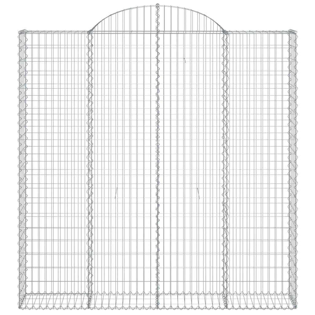 Gabionkurv buet 200x30x200/220 cm galvanisert jern