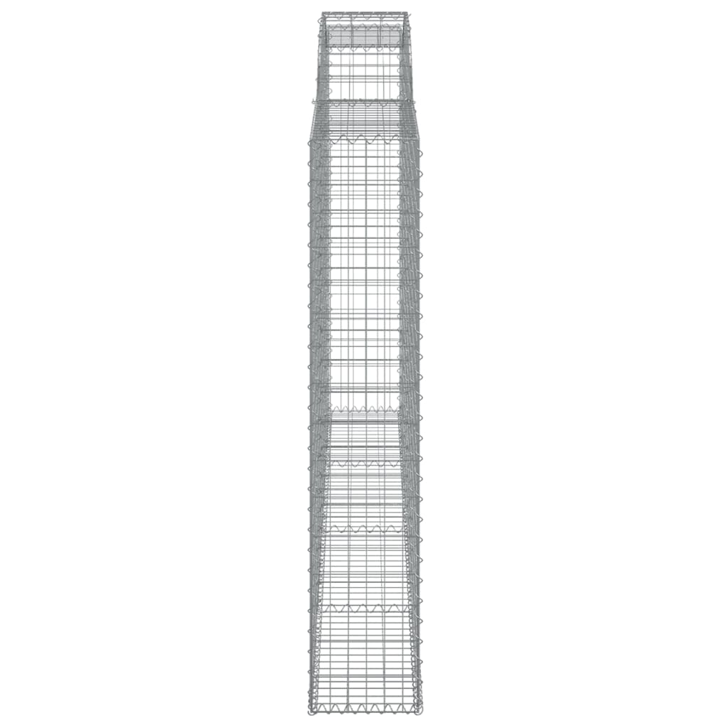 Gabionkurv buet 300x30x160/180 cm galvanisert jern