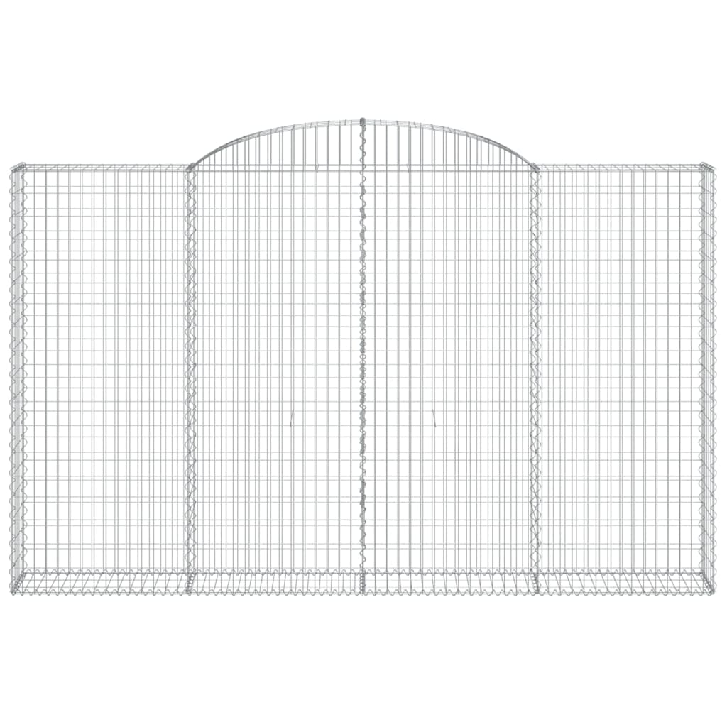 Gabionkurv buet 300x30x180/200 cm galvanisert jern