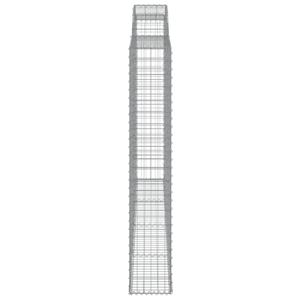 Gabionkurv buet 300x30x180/200 cm galvanisert jern