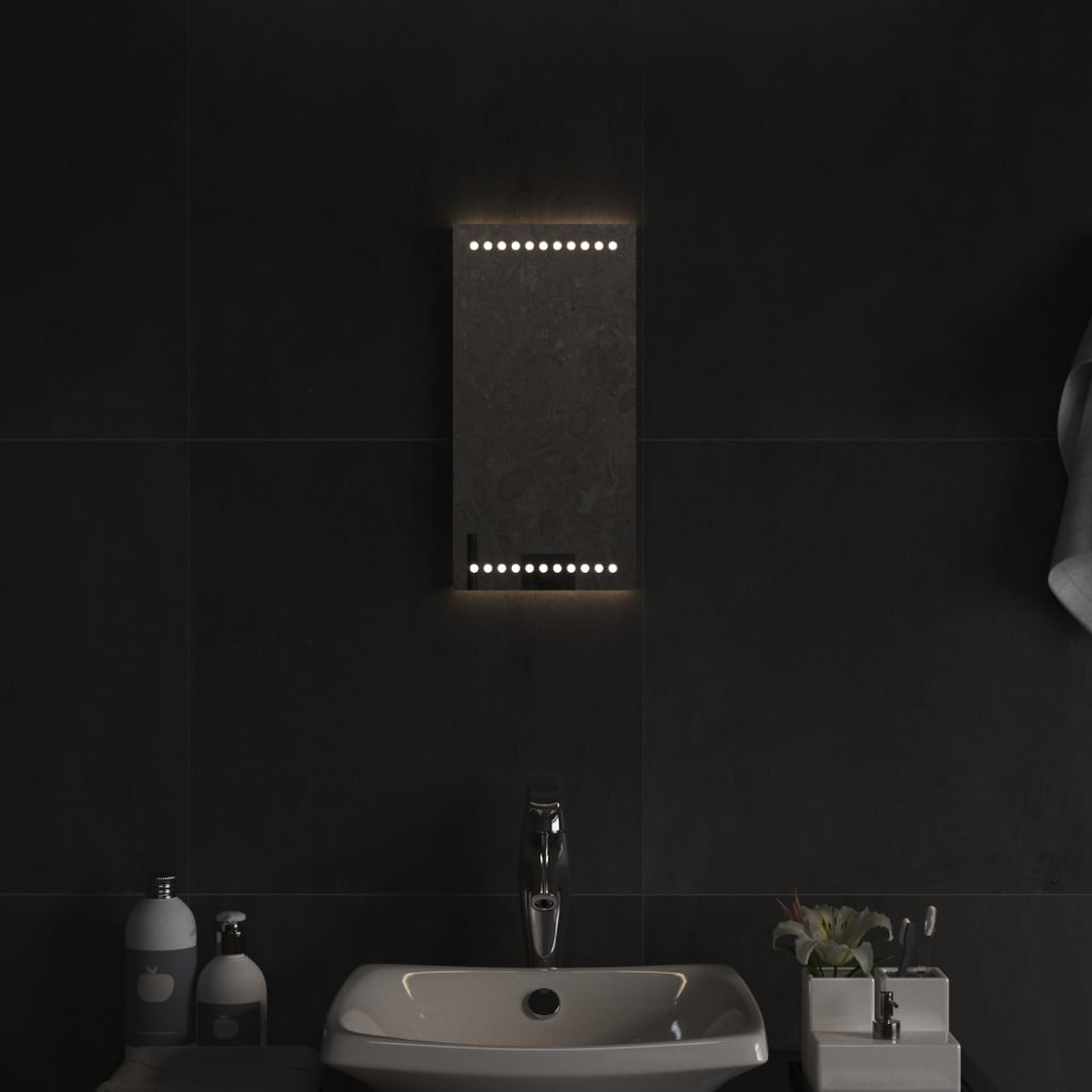 Baderomsspeil med LED 20x40 cm