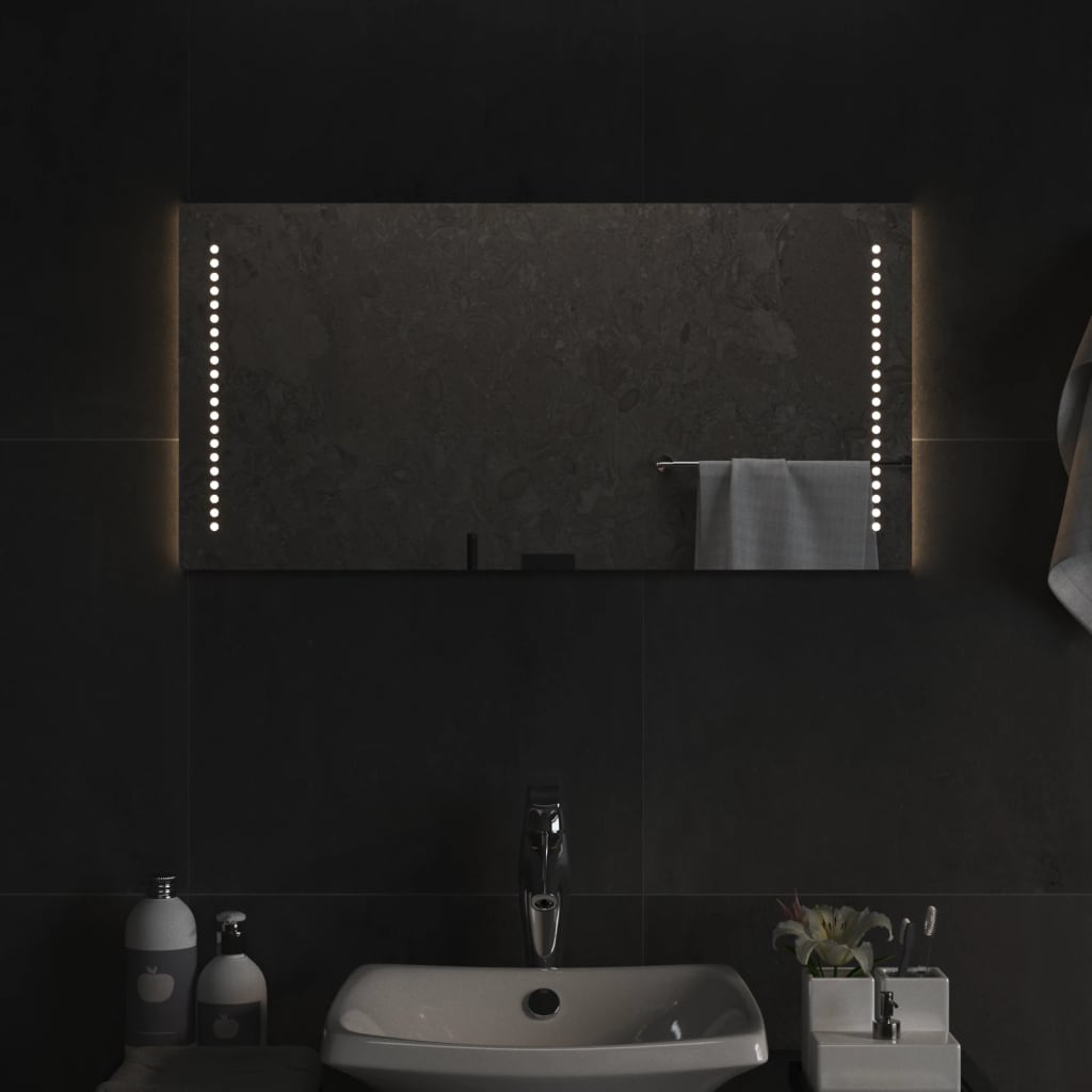 Baderomsspeil med LED 40x80 cm
