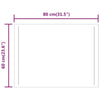 Baderomsspeil med LED 60x80 cm