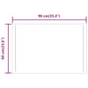 Baderomsspeil med LED 60x90 cm