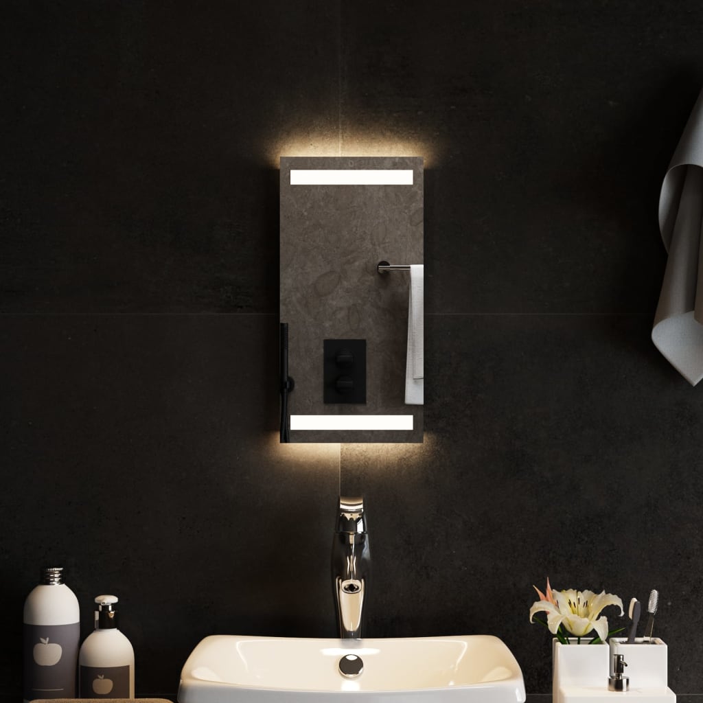Baderomsspeil med LED 20x40 cm