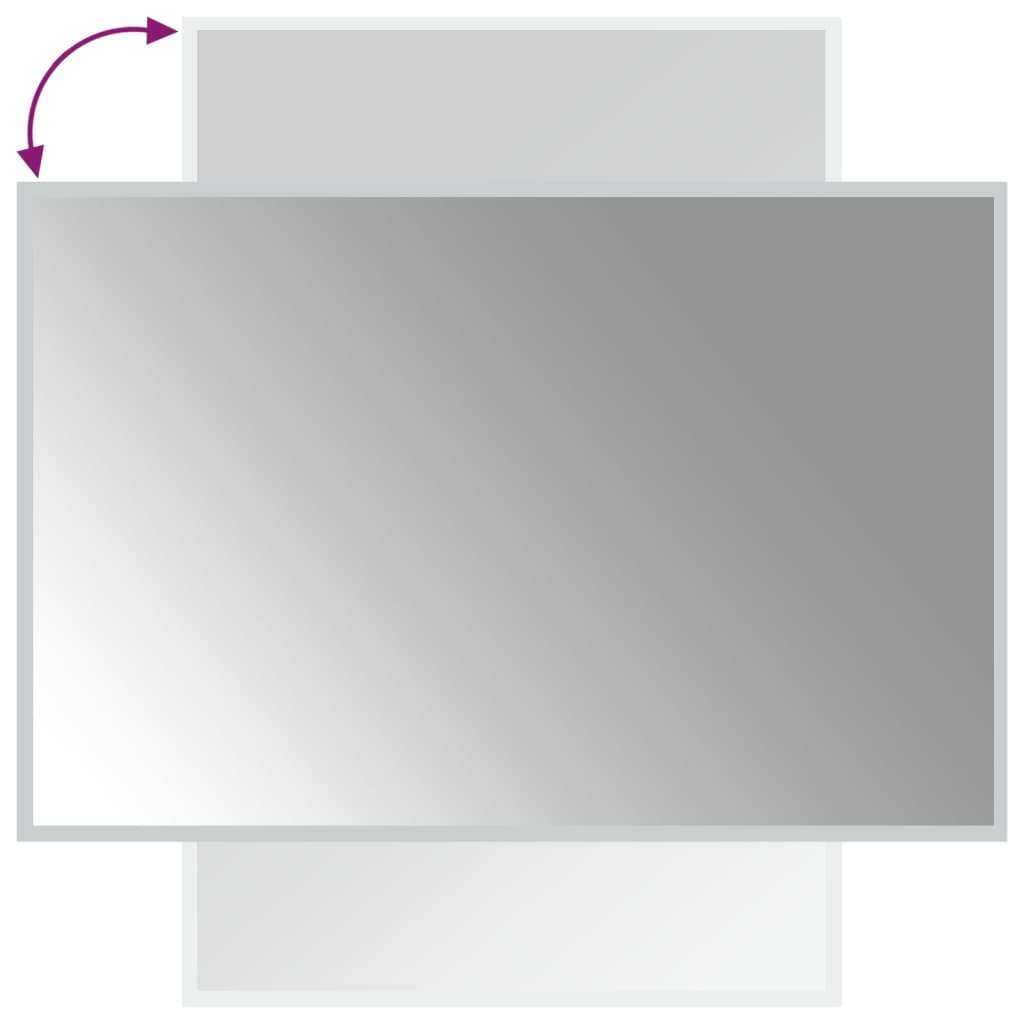 Baderomsspeil med LED 60x90 cm