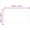 Baderomsspeil med LED 60x100 cm