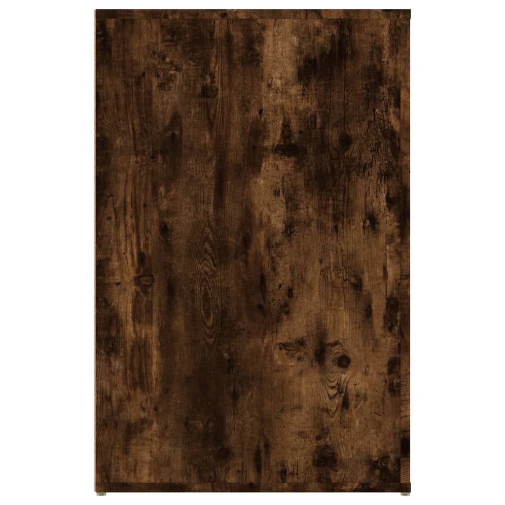 Skrivebord røkt eik 100x49x75 cm konstruert tre